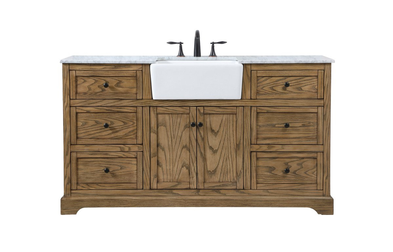 Elegant Decor VF60260GN 60 inch single bathroom vanity in green