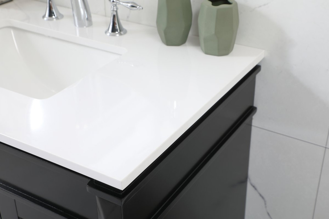 Elegant Decor VF31836BK 36 inch single bathroom vanity in black Elegant Decor VF31836BK 36 inch single bathroom vanity in black