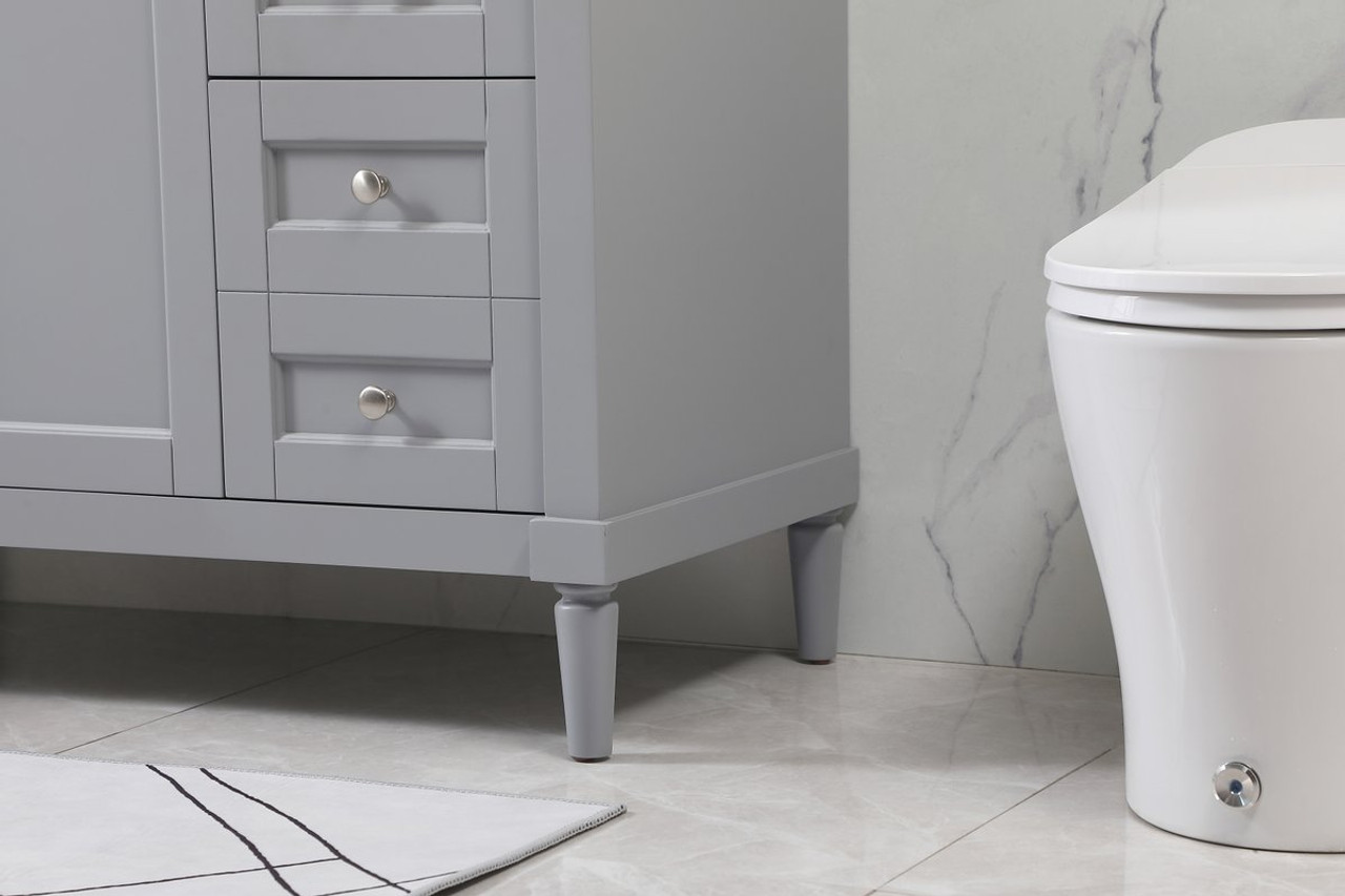Elegant Decor VF31842GR 42 inch single bathroom vanity in grey Elegant Decor VF31842GR 42 inch single bathroom vanity in grey