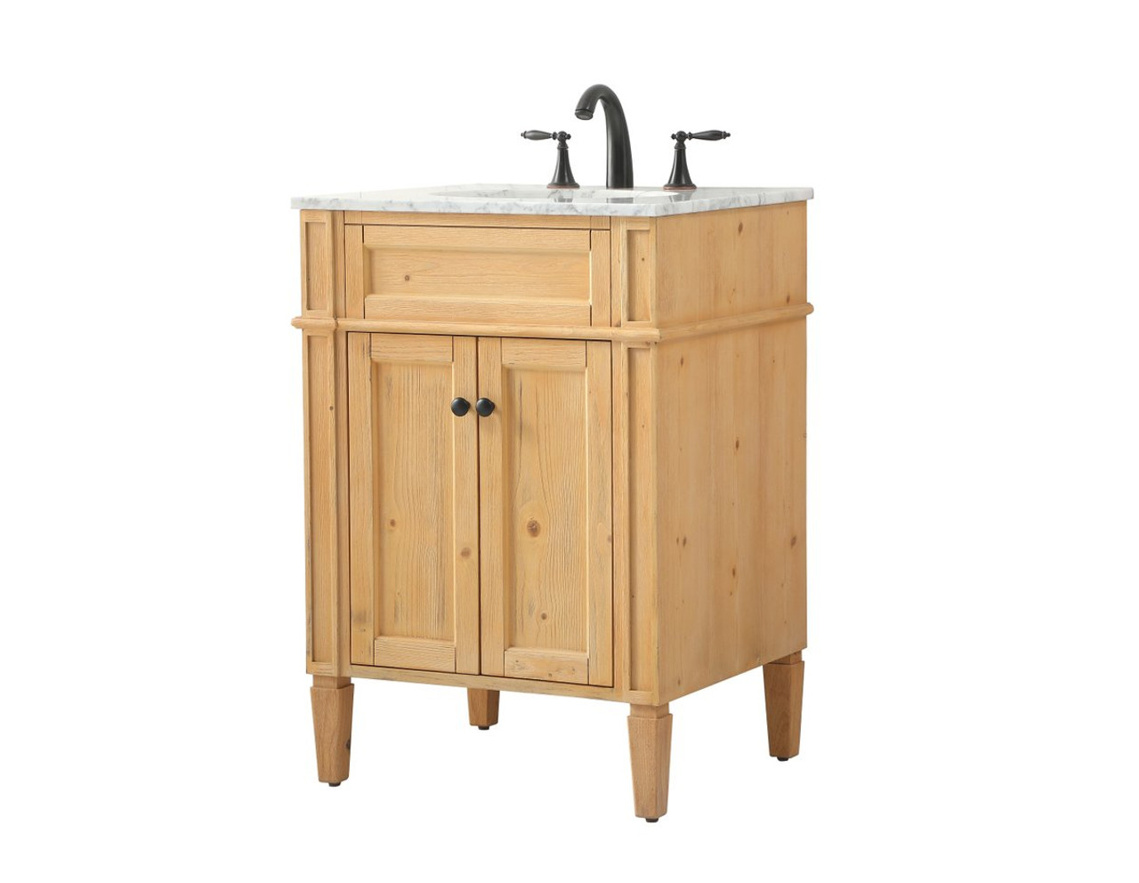 Elegant Decor VF12524NW 24 inch single bathroom vanity in natural wood Elegant Decor VF12524NW 24 inch single bathroom vanity in natural wood