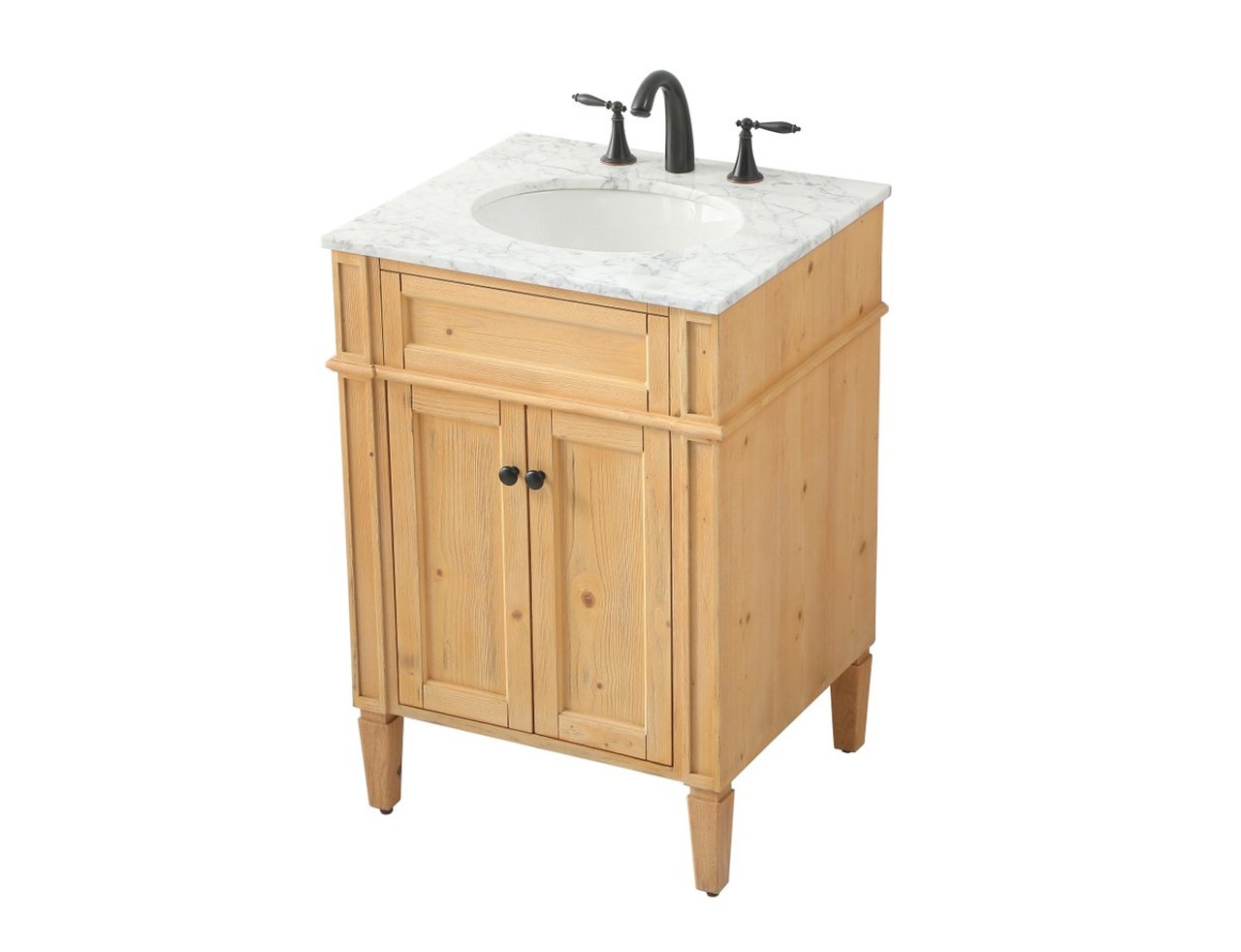 Elegant Decor VF12524NW 24 inch single bathroom vanity in natural wood Elegant Decor VF12524NW 24 inch single bathroom vanity in natural wood