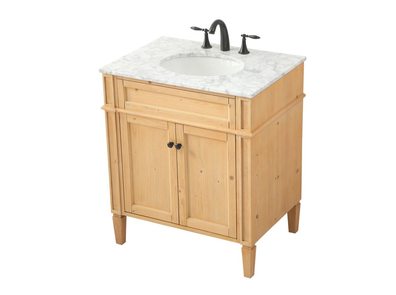 Elegant Decor VF12530NW 30 inch single bathroom vanity in natural wood Elegant Decor VF12530NW 30 inch single bathroom vanity in natural wood