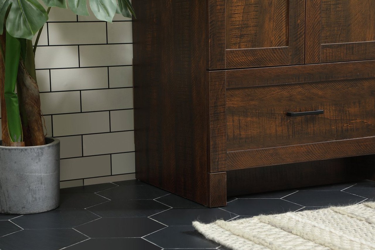 Elegant Decor VF2824EX 24 inch single bathroom vanity in expresso Elegant Decor VF2824EX 24 inch single bathroom vanity in expresso