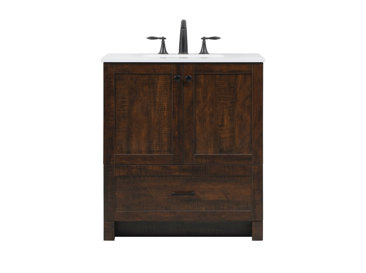 Elegant Decor VF2830EX 30 inch single bathroom vanity in expresso