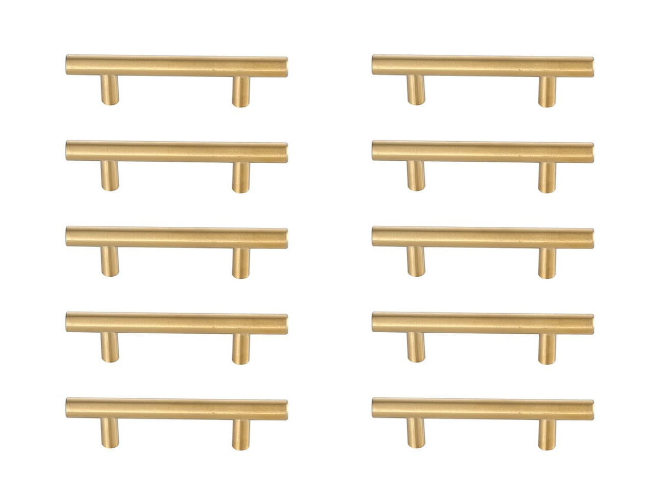 Elegant Decor PL400-3-BR-10PK Quinn 3" Center to Center Brass Bar Pull Multipack (set of 10) Elegant Decor PL400-3-BR-10PK Quinn 3" Center to Center Brass Bar Pull Multipack (set of 10)