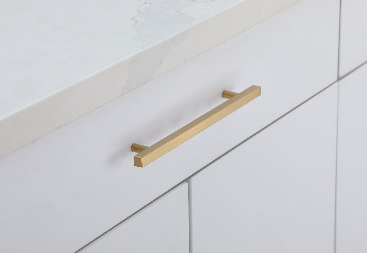 Elegant Decor PL402-7-BR-10PK Dior 7-9/16" Center to Center Brass Bar Pull Multipack (set of 10) Elegant Decor PL402-7-BR-10PK Dior 7-9/16" Center to Center Brass Bar Pull Multipack (set of 10)