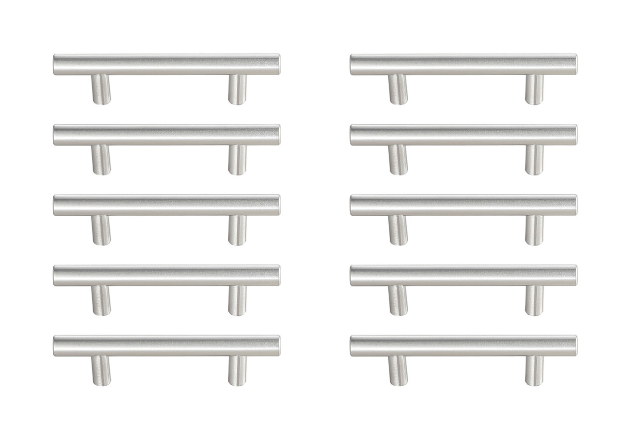 Elegant Decor PL400-3-NK-10PK Quinn 3" Center to Center Brushed Nickel Bar Pull Multipack (set of 10) Elegant Decor PL400-3-NK-10PK Quinn 3" Center to Center Brushed Nickel Bar Pull Multipack (set of 10)