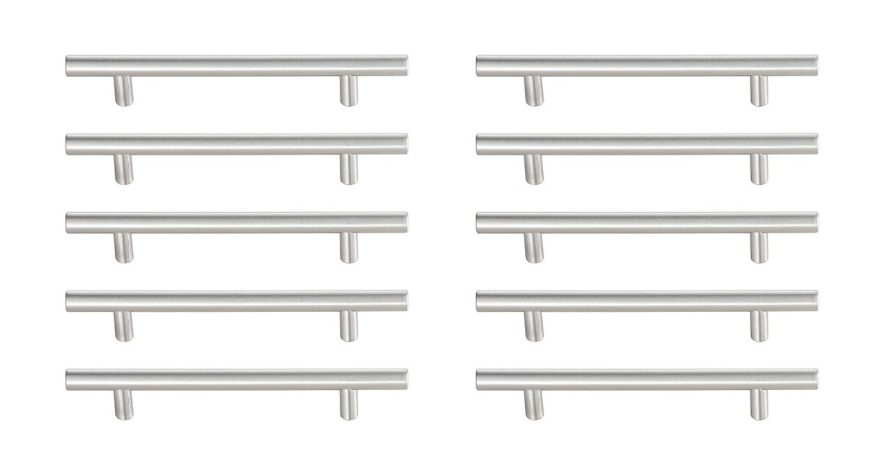 Elegant Decor PL400-5-NK-10PK Quinn 5" Center to Center Brushed Nickel Bar Pull Multipack (set of 10) Elegant Decor PL400-5-NK-10PK Quinn 5" Center to Center Brushed Nickel Bar Pull Multipack (set of 10)