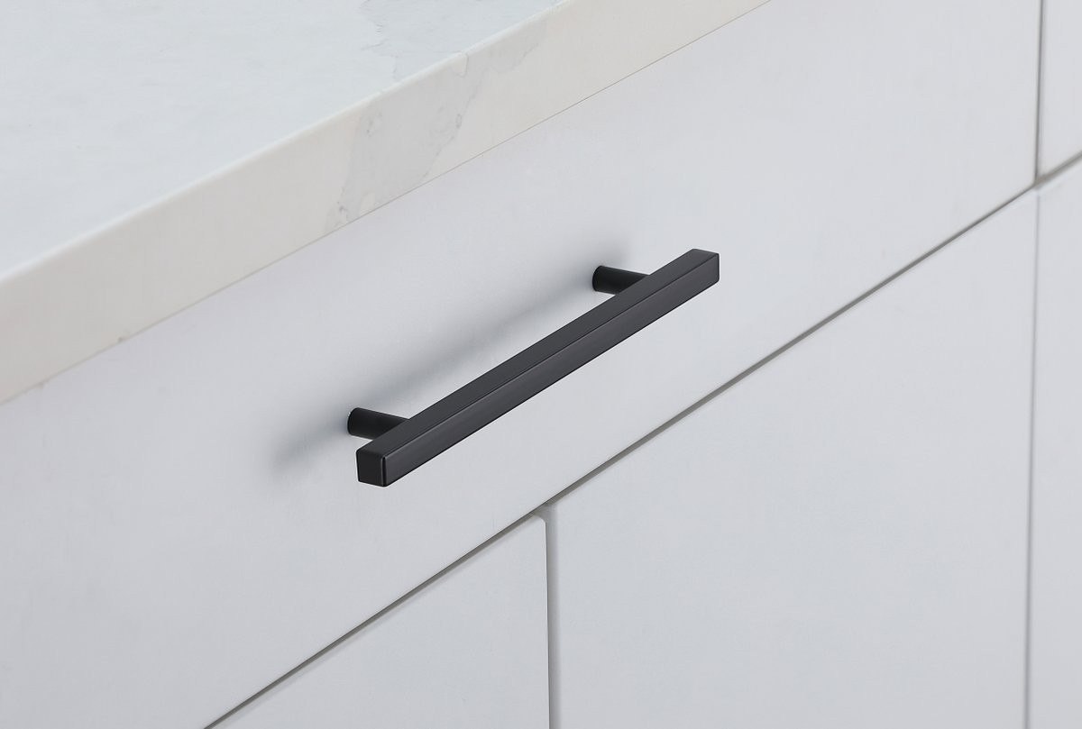 Elegant Decor PL402-6-MB-10PK Dior 6-5/16" Center to Center Matte Black Bar Pull Multipack (set of 10)