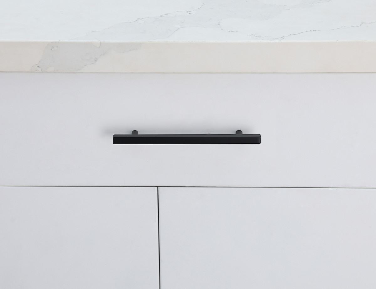 Elegant Decor PL402-6-MB-10PK Dior 6-5/16" Center to Center Matte Black Bar Pull Multipack (set of 10)