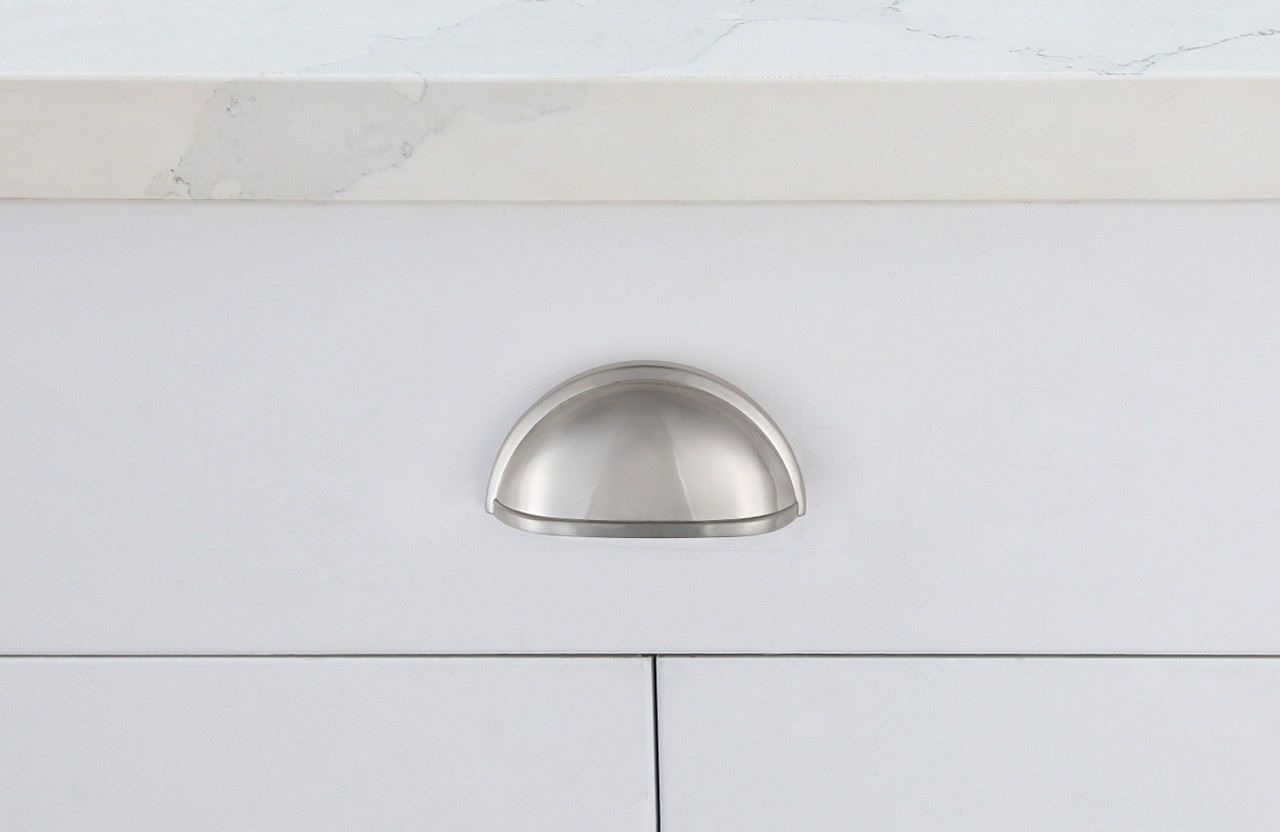 Elegant Decor PL3002-NK-10PK Atticus 3" Center to Center Brushed Nickel Cup Bar Pull Multipack (set of 10) Elegant Decor PL3002-NK-10PK Atticus 3" Center to Center Brushed Nickel Cup Bar Pull Multipack (set of 10)