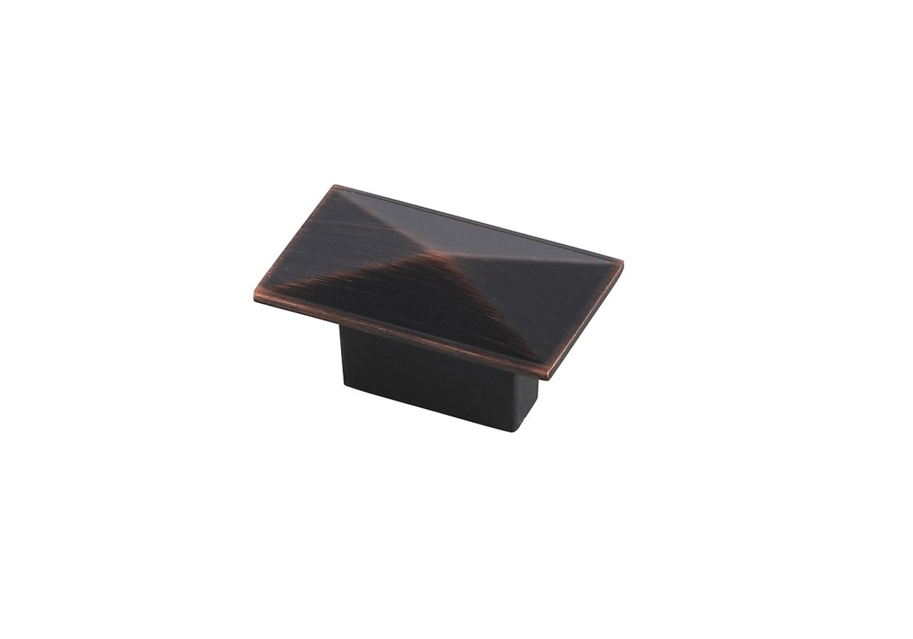 Elegant Decor KB2026-ORB-10PK Perry 2" Oil-rubbed Bronze Rectangle Knob Multipack (Set of 10)