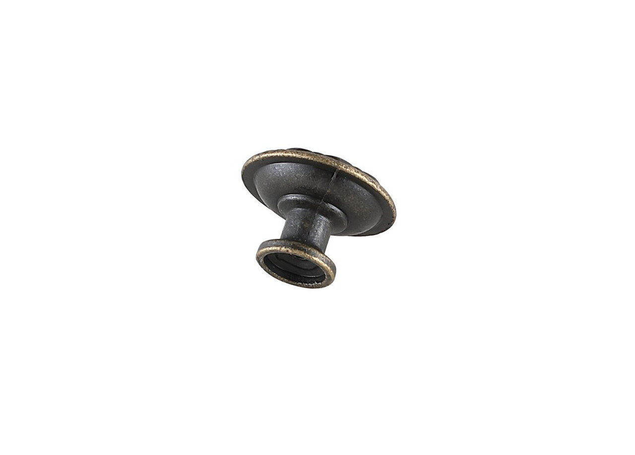 Elegant Decor KB2010-AB-10PK Corio 1.1" Diameter Antique Bronze Mushroom Knob Multipack (Set of 10)