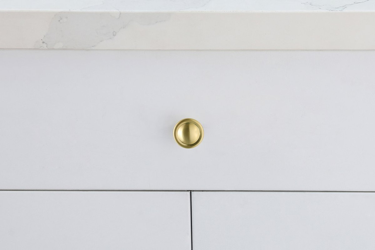 Elegant Decor KB2007-GD-10PK Garlande 1.2" Diameter Brushed Gold Mushroom Knob Multipack (Set of 10) Elegant Decor KB2007-GD-10PK Garlande 1.2" Diameter Brushed Gold Mushroom Knob Multipack (Set of 10)