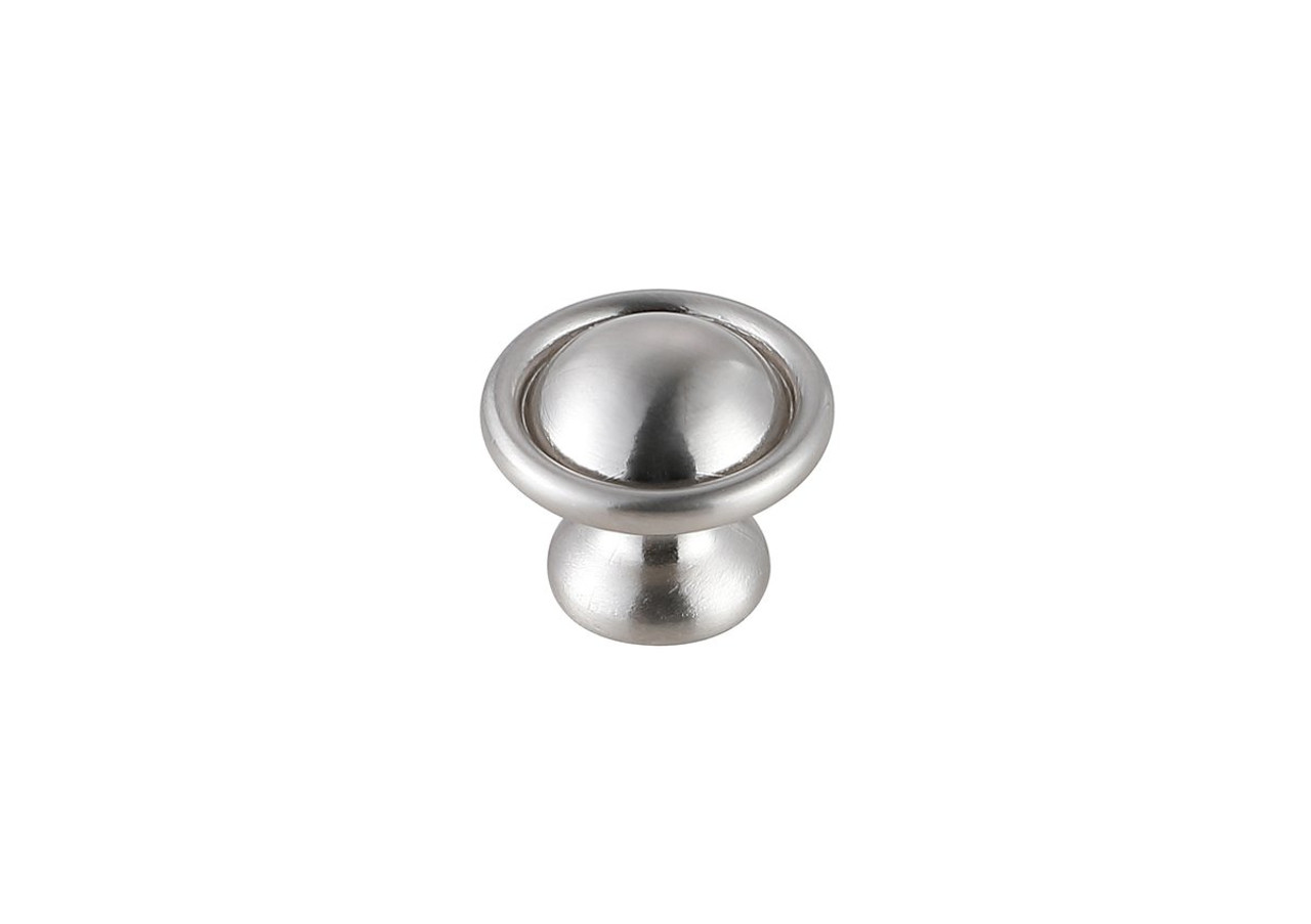 Elegant Decor KB2008-NK-10PK Kadea 1.2" Diameter Brushed Nickel Mushroom Knob Multipack (Set of 10)