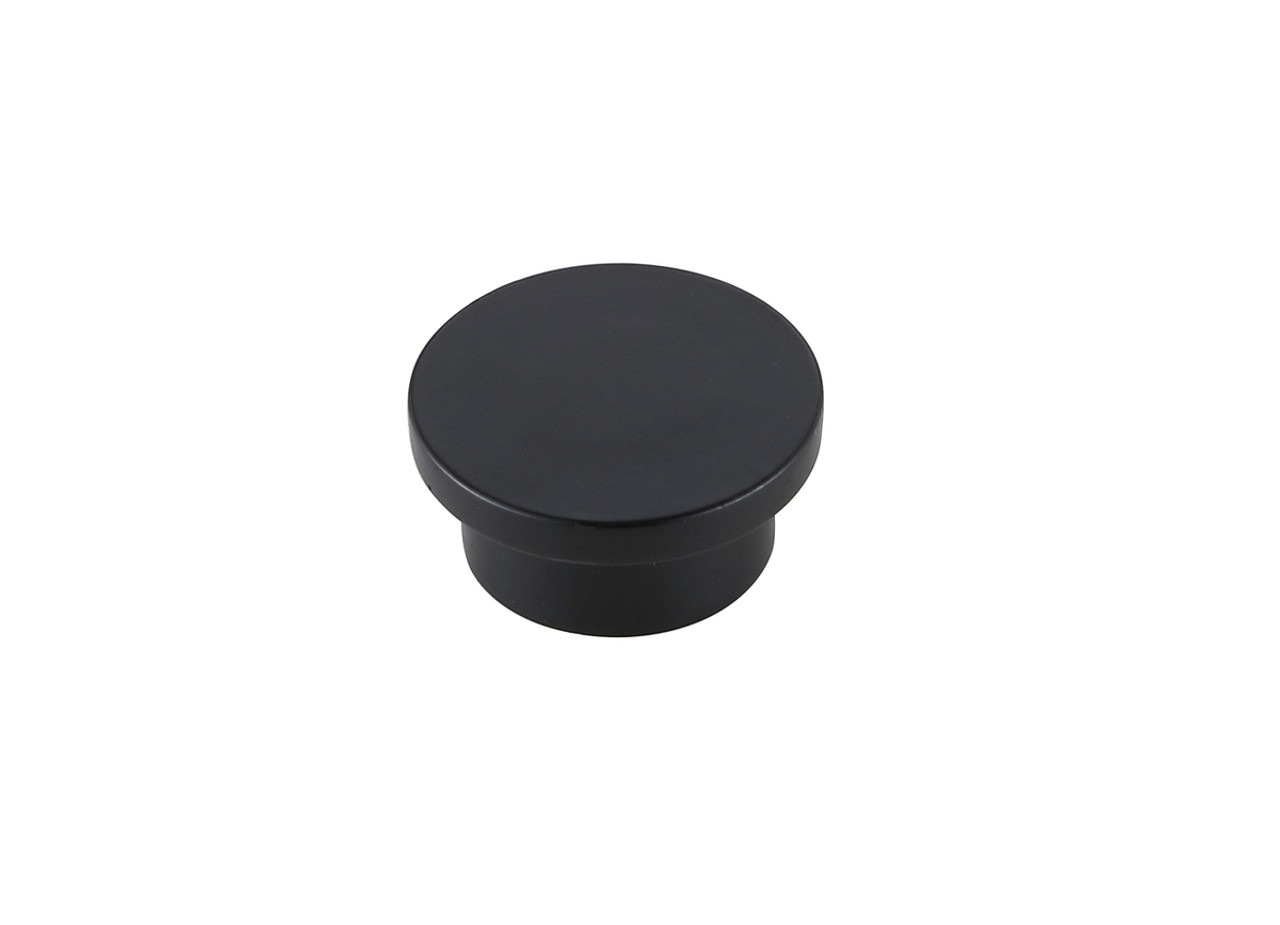 Elegant Decor KB2009-MB-10PK Trovon 1.6" Diameter Matte Black Oversize Round Knob Multipack (Set of 10)