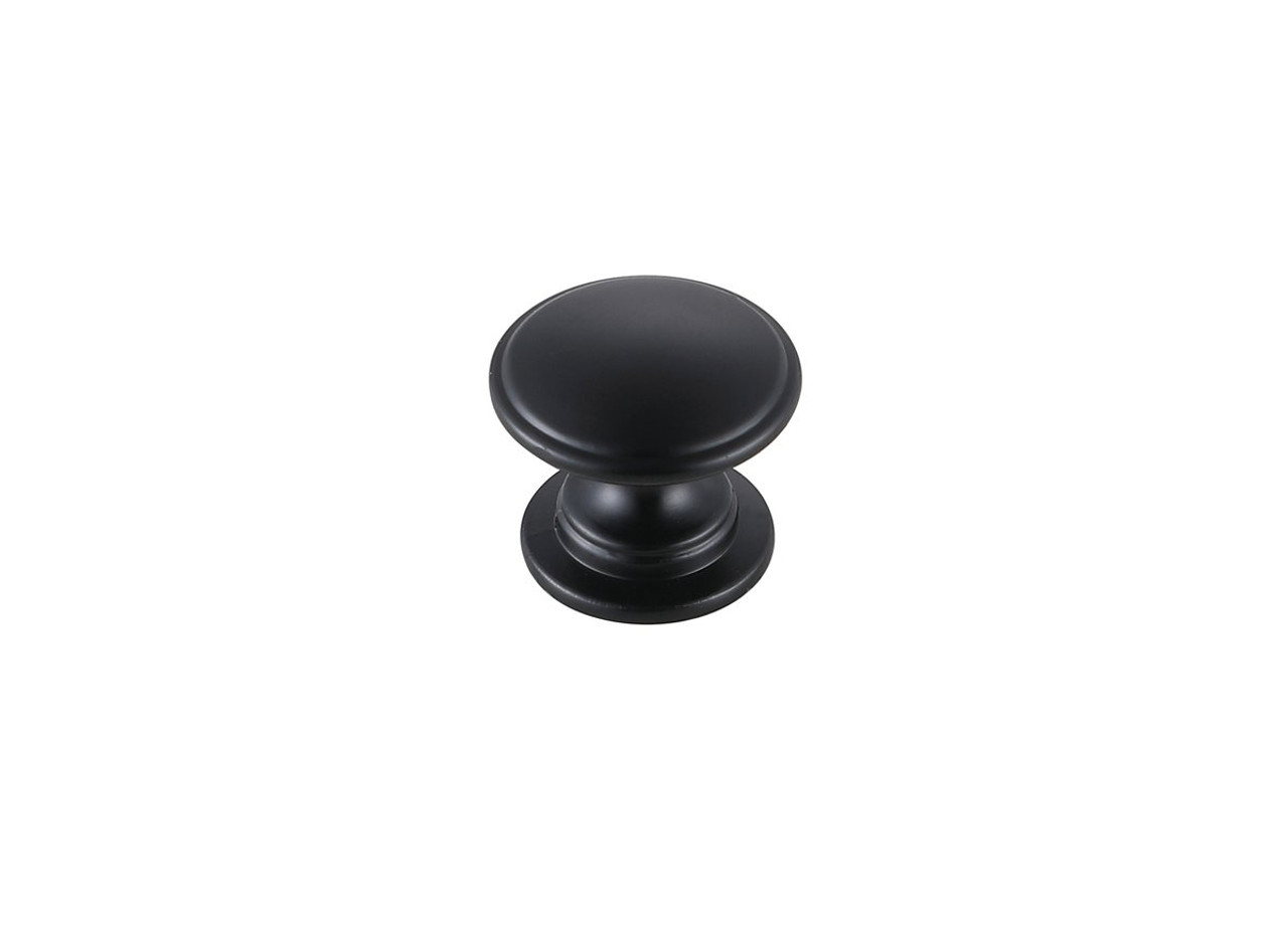 Elegant Decor KB2004-MB-10PK Kaid 1.2" Diameter Matte Black Mushroom Knob Multipack (Set of 10)