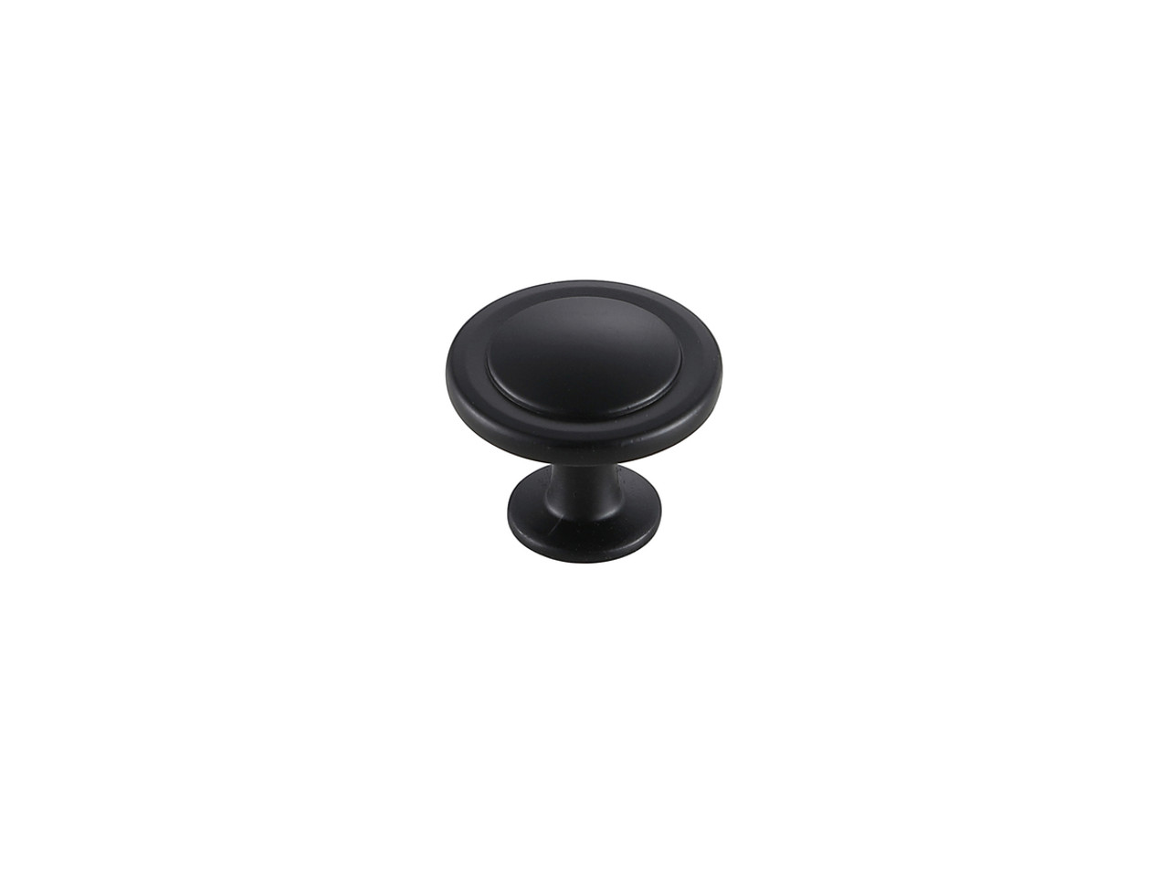 Elegant Decor KB2005-MB-10PK Logyn 1.3" Diameter Matte Black Mushroom Knob Multipack (Set of 10)