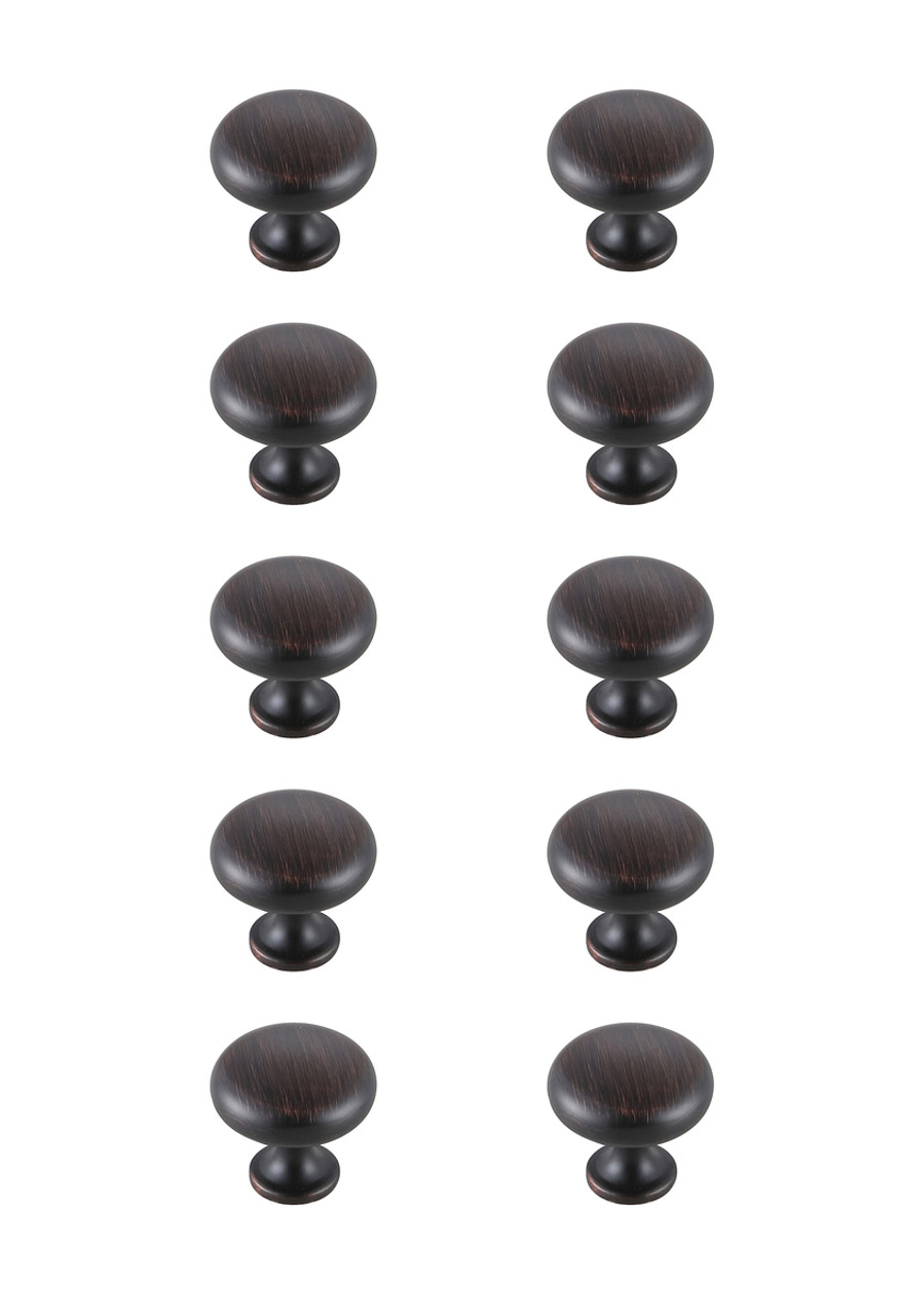 Elegant Decor KB2002-ORB-10PK Cadon 1.2" Diameter Oil-rubbed Bronze Mushroom Knob Multipack (Set of 10) Elegant Decor KB2002-ORB-10PK Cadon 1.2" Diameter Oil-rubbed Bronze Mushroom Knob Multipack (Set of 10)