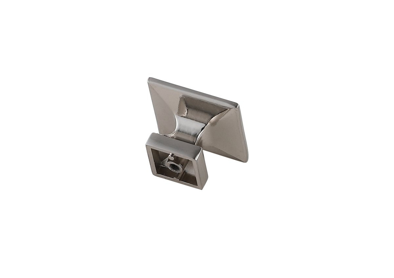 Elegant Decor KB2025-NK-10PK Cecil 1.3" Brushed Nickel Square Knob Multipack (Set of 10)