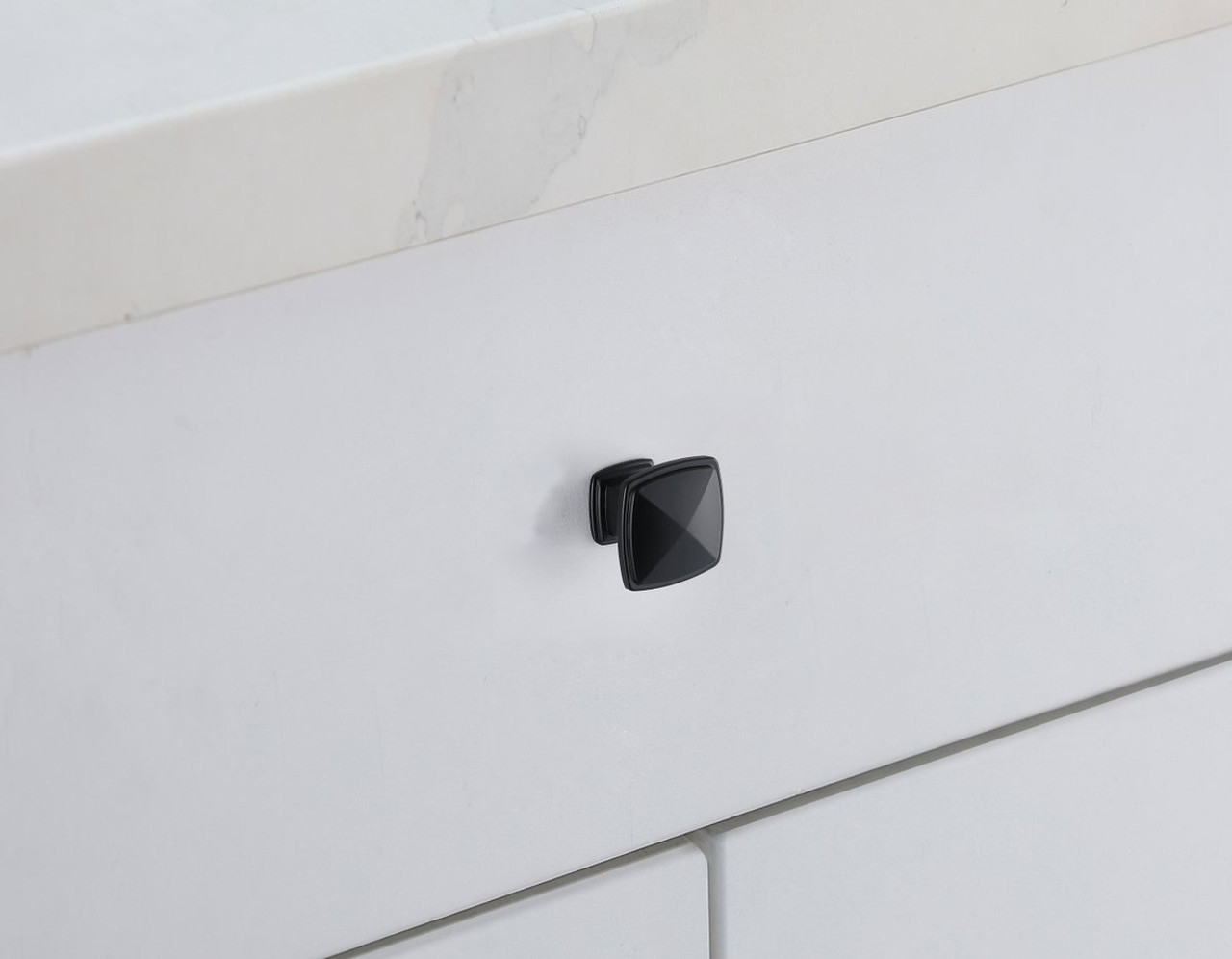 Elegant Decor KB2023-MB-10PK Marcel 1.2" Matte Black Square Knob Multipack (Set of 10) Elegant Decor KB2023-MB-10PK Marcel 1.2" Matte Black Square Knob Multipack (Set of 10)