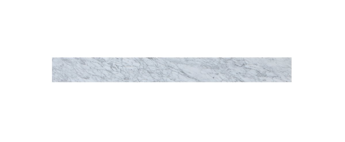 Elegant Decor BS1240CRA 40 inch backsplash in carrara white