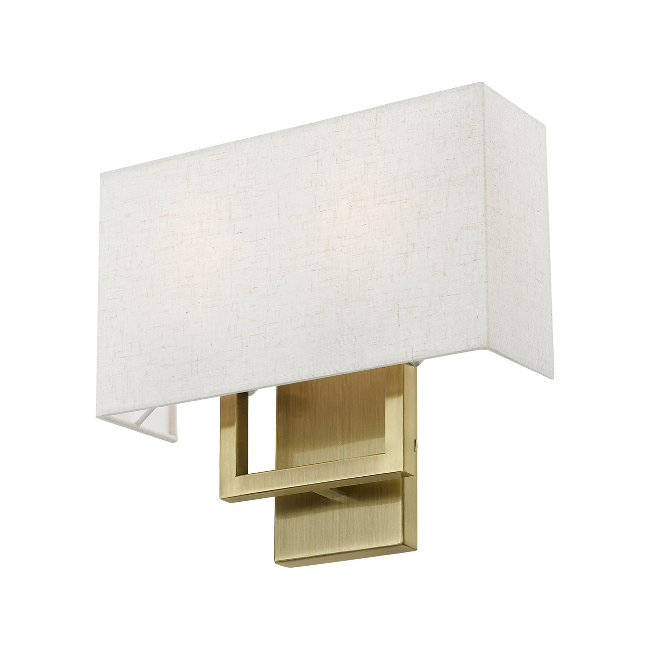 LIVEX LIGHTING 50994-01 2 Light Antique Brass ADA Sconce