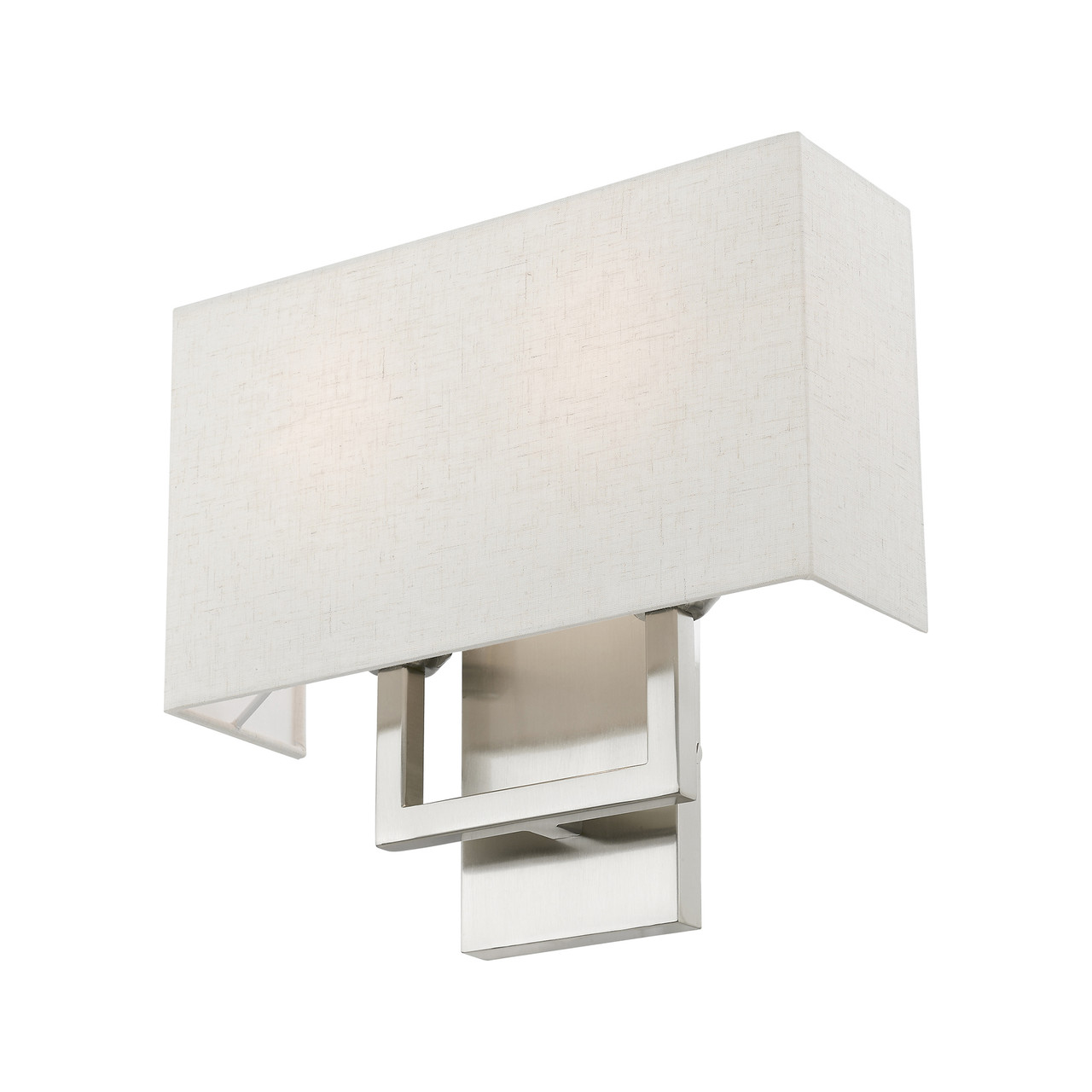 LIVEX LIGHTING 50994-91 2 Light Brushed Nickel ADA Sconce