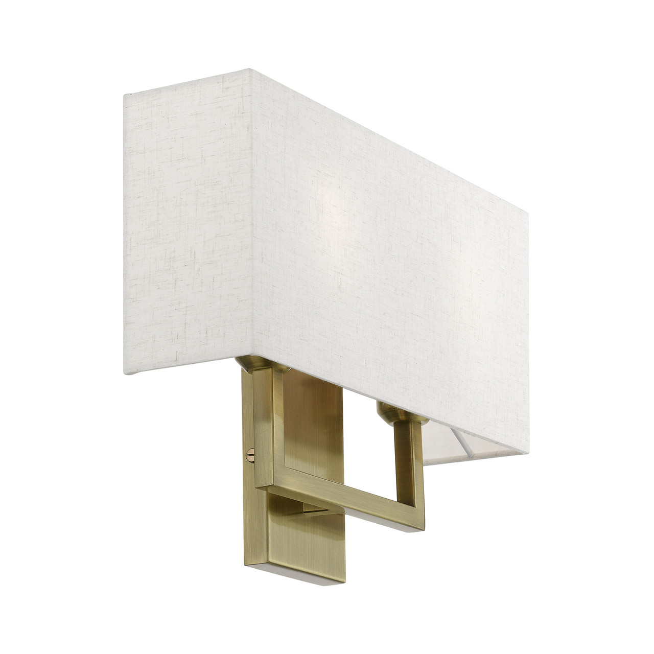 LIVEX LIGHTING 50995-01 2 Light Antique Brass ADA Sconce