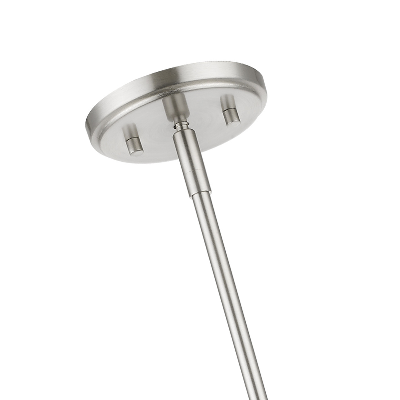 LIVEX LIGHTING 46151-91 1 Light Brushed Nickel Single Pendant