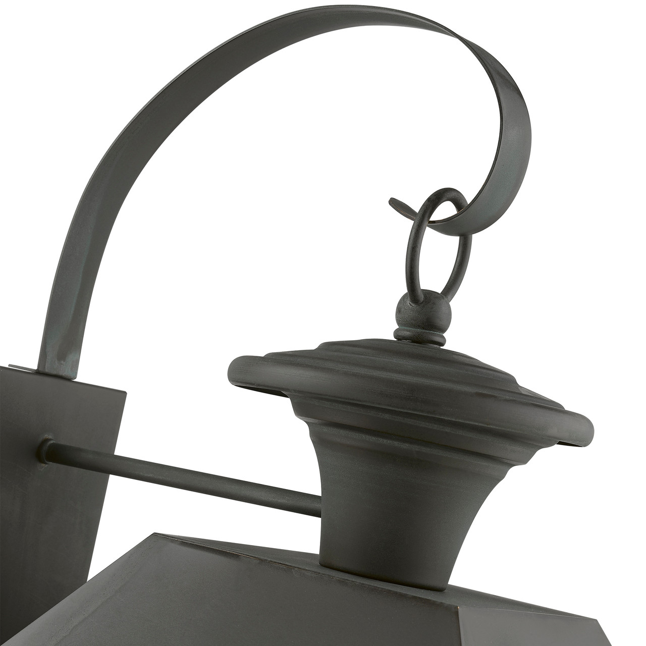 LIVEX LIGHTING 27222-61 4 Light Charcoal Outdoor Extra Large Wall Lantern