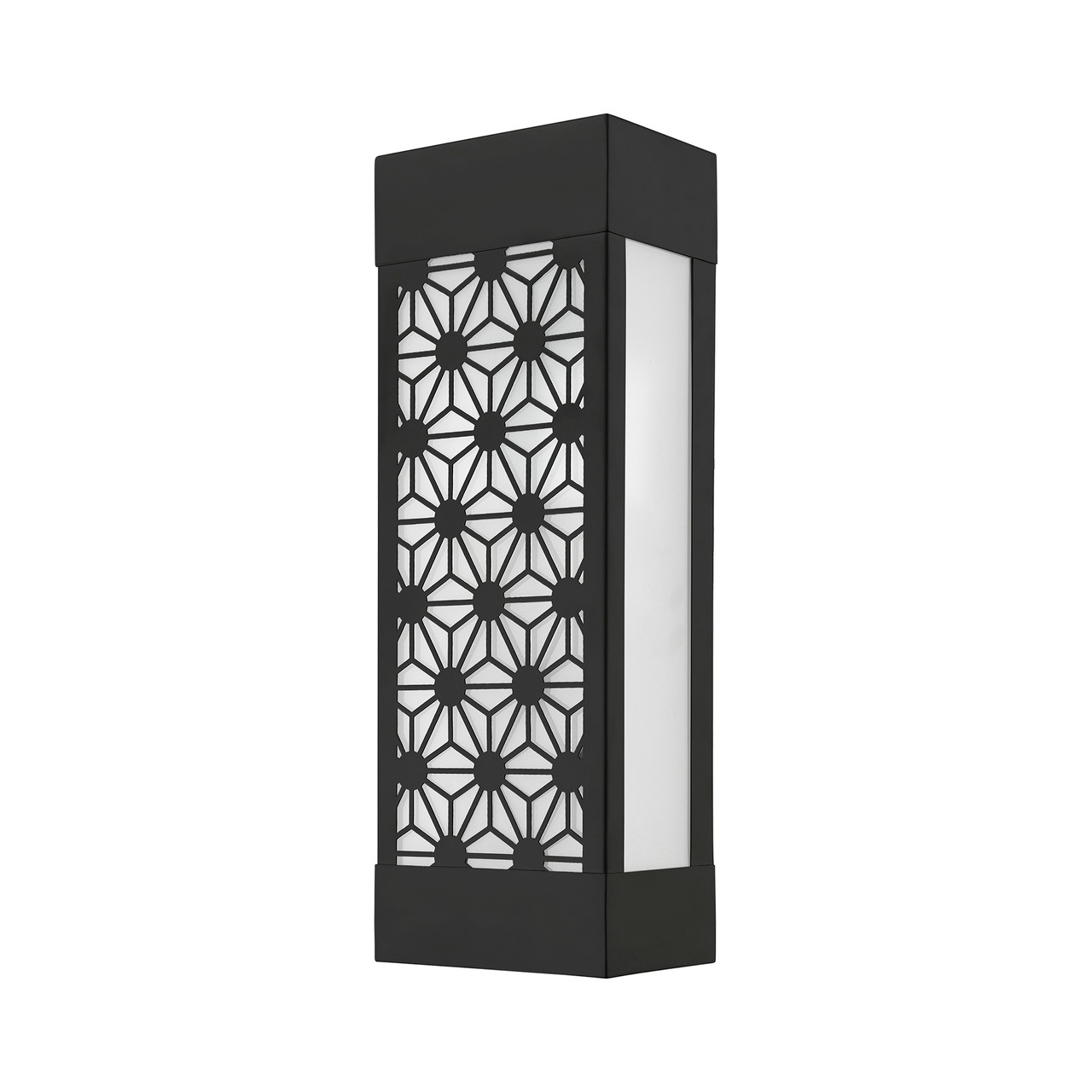 LIVEX LIGHTING 24322-04 2 Light Black Outdoor ADA Sconce