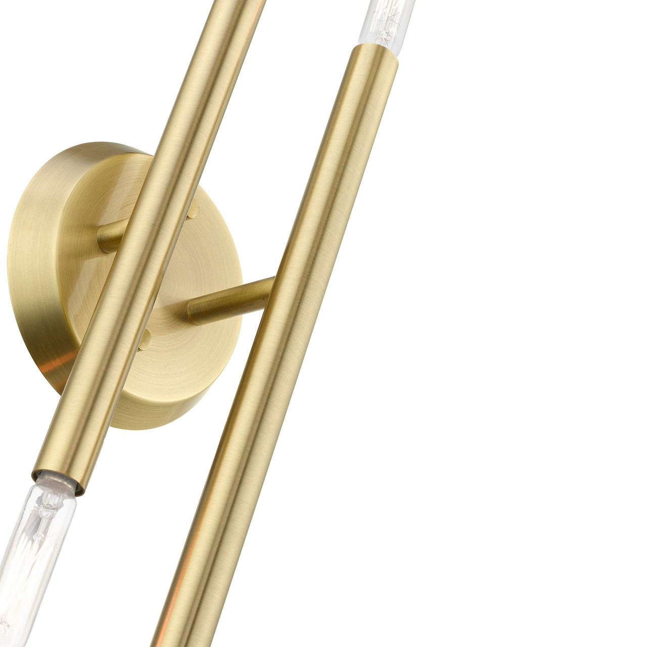 LIVEX LIGHTING 46771-01 4 Light Antique Brass ADA Sconce