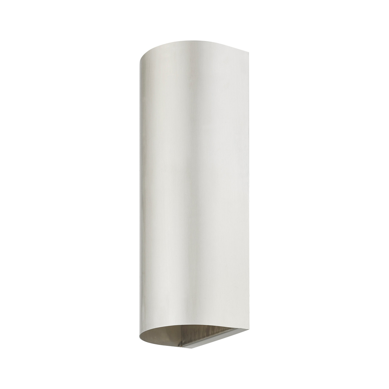 LIVEX LIGHTING 22063-91 1 Light Brushed Nickel Outdoor / Indoor ADA Large Sconce