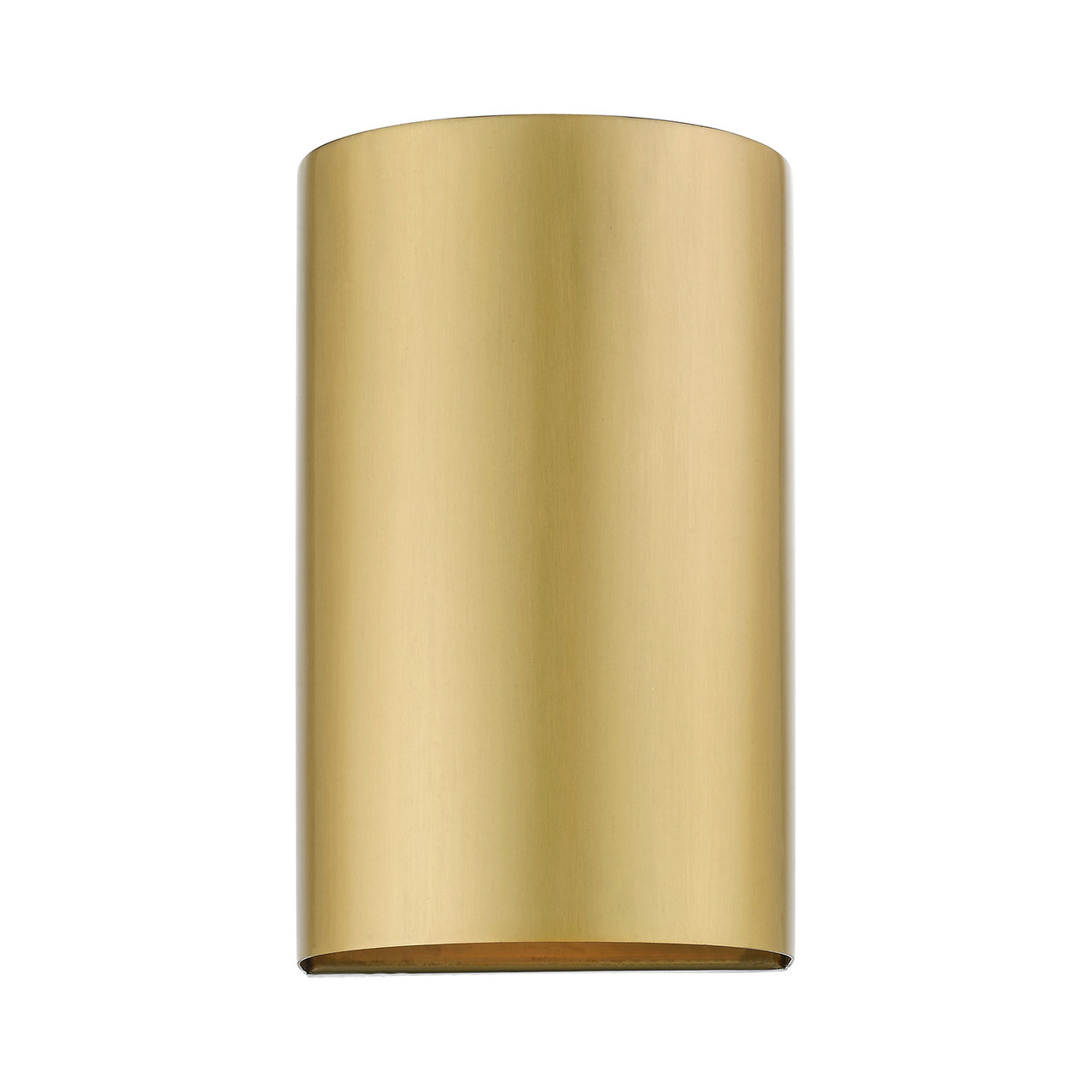 LIVEX LIGHTING 22061-32 1 Light Satin Gold Outdoor / Indoor ADA Small Sconce LIVEX LIGHTING 22061-32 1 Light Satin Gold Outdoor / Indoor ADA Small Sconce