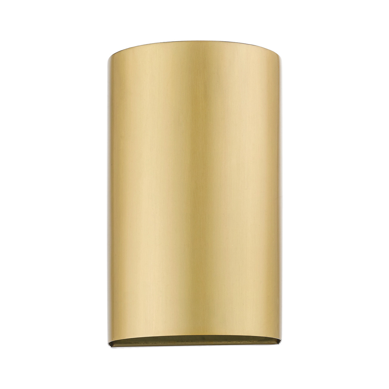 LIVEX LIGHTING 22061-32 1 Light Satin Gold Outdoor / Indoor ADA Small Sconce LIVEX LIGHTING 22061-32 1 Light Satin Gold Outdoor / Indoor ADA Small Sconce