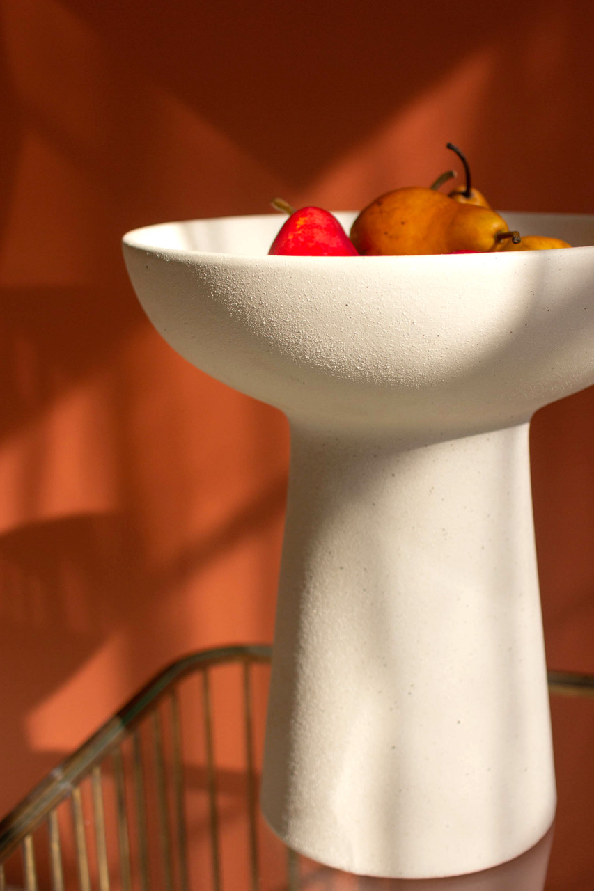 KALALOU CHN1230 CERAMIC COMPOTE - TALL