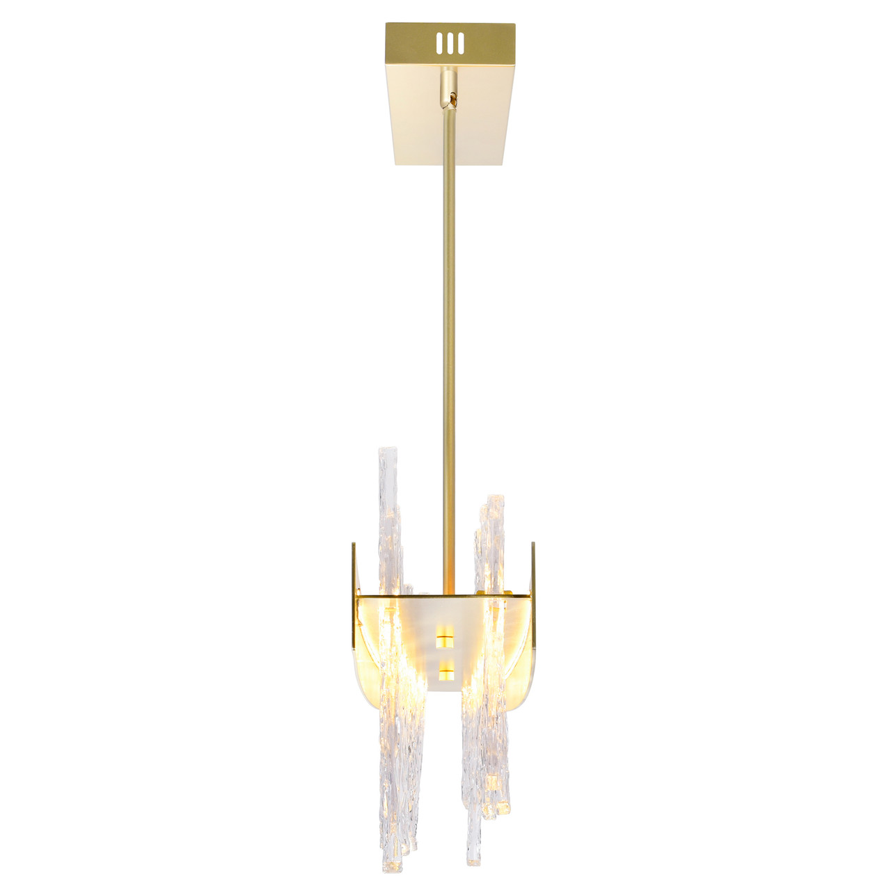 CWI LIGHTING 1246P39-602 Guadiana 39 in LED Satin Gold Chandelier