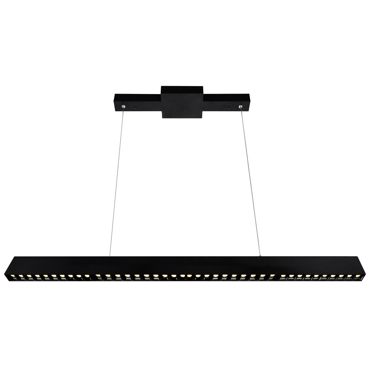 CWI LIGHTING 1701P52-A-101 Pienza 2 in LED Integrated Black Chandelier