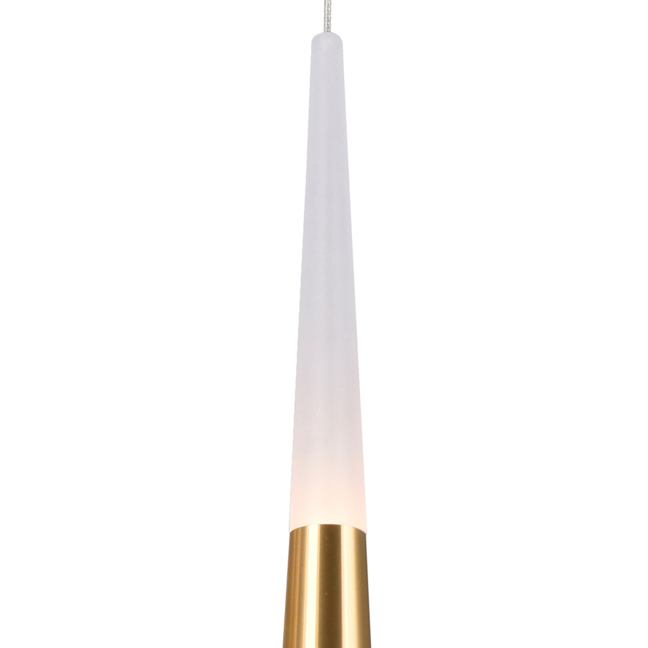 CWI LIGHTING 1103P40-36-602 Andes LED Multi Light Pendant With Satin Gold Finish
