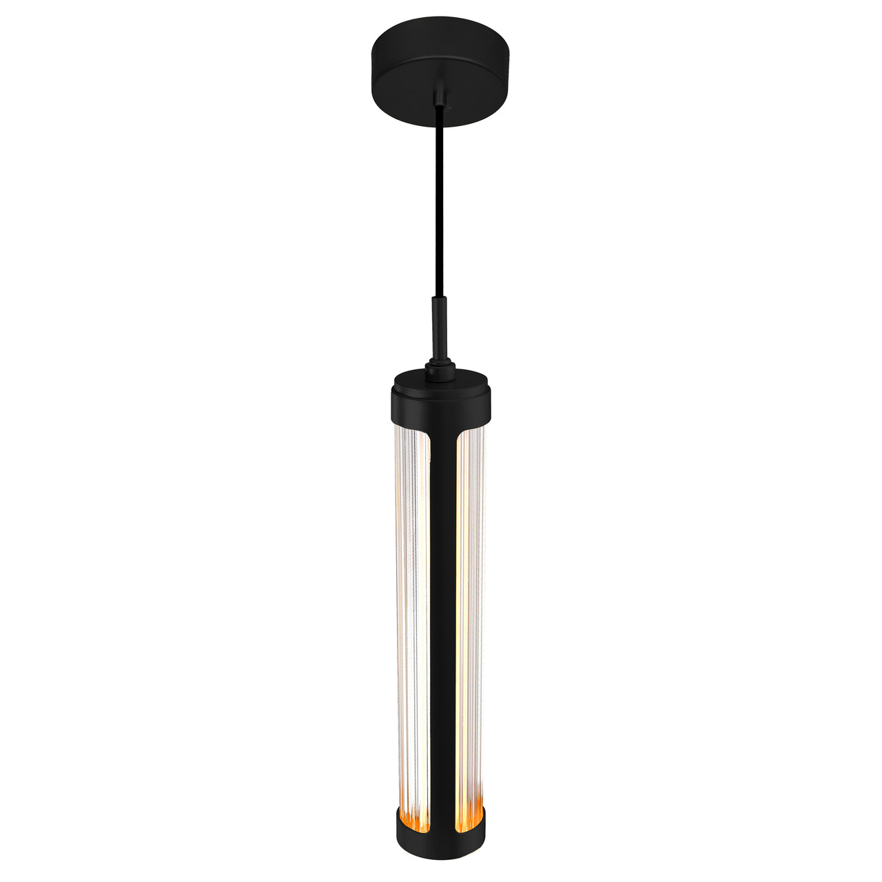 CWI LIGHTING 1343P3-101-C Neva 3 in LED Integrated Black Chandelier