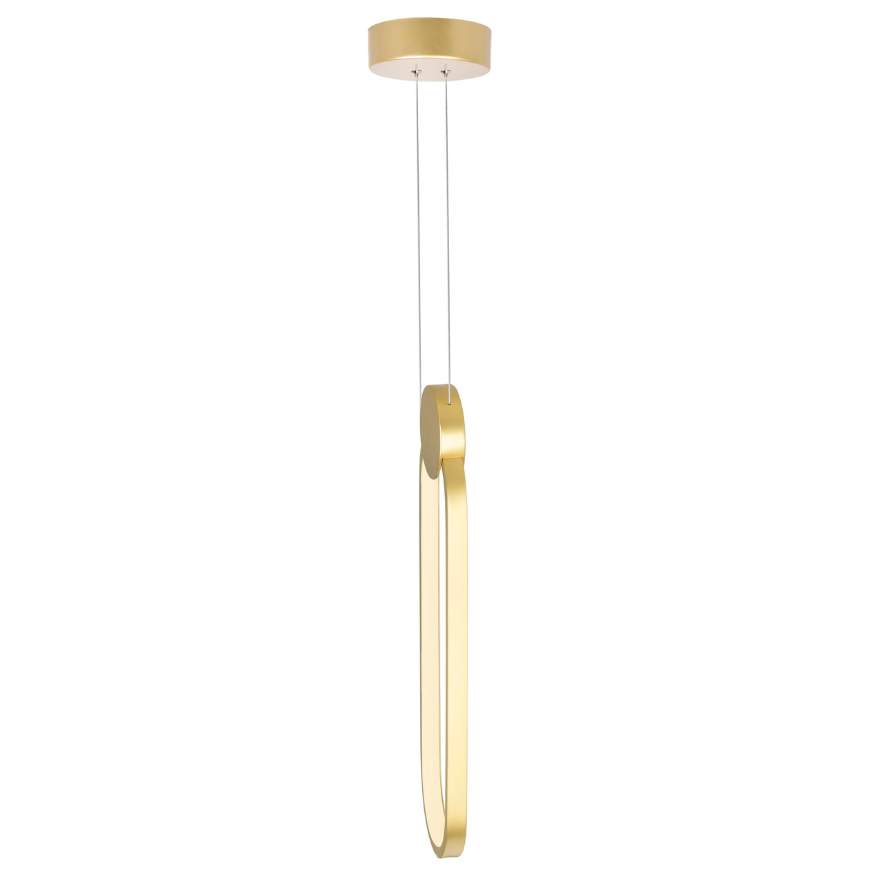 CWI LIGHTING 1297P4-1-602 Pulley 4 in LED Satin Gold Mini Pendant