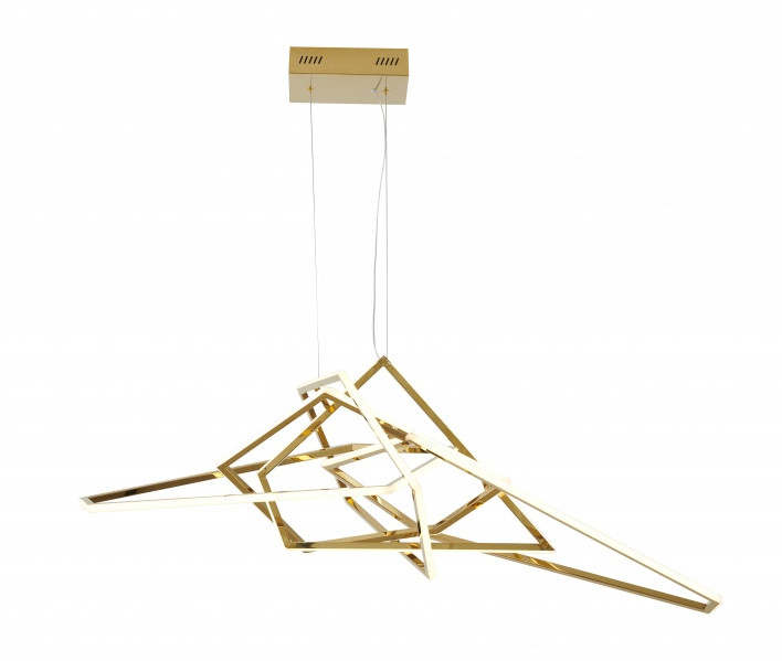 BETHEL INTERNATIONAL FIT34C52G 1-Light LED Chandelier, Gold