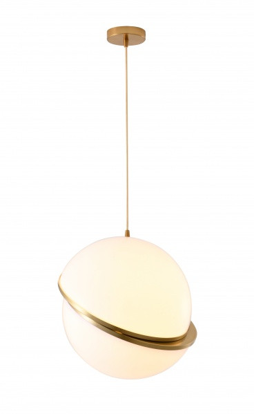 BETHEL INTERNATIONAL DLS80P7W 1-Light Pendant, Gold