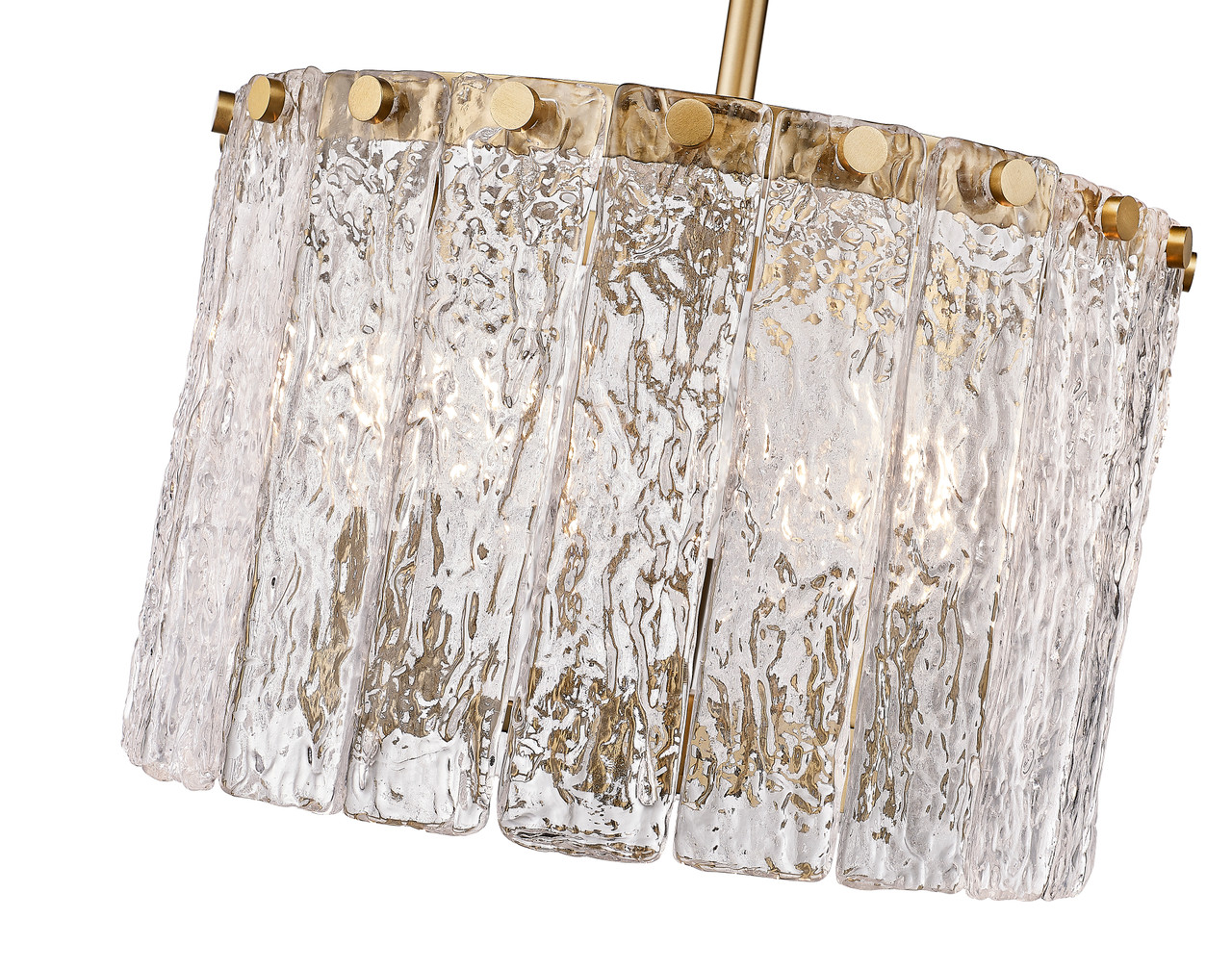 Z-LITE 1943P12-MGLD 3 Light Pendant, Modern Gold