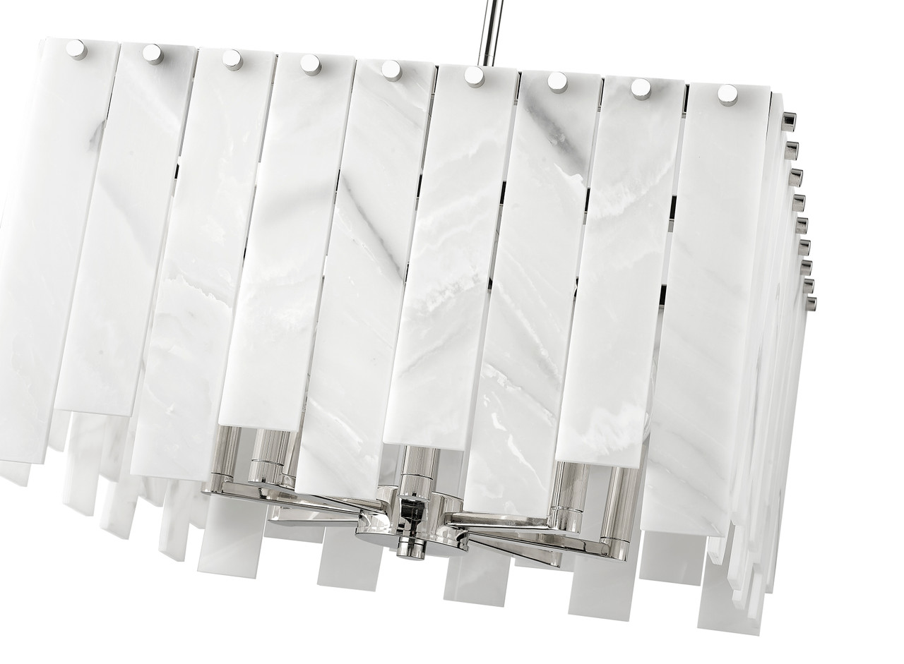 Z-LITE 345P20-PN 4 Light Pendant, Polished Nickel