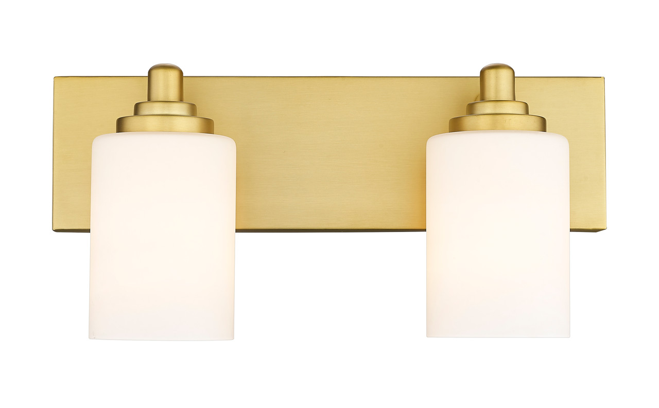 Z-LITE 485-2V-BG 2 Light Vanity, Brushed Gold