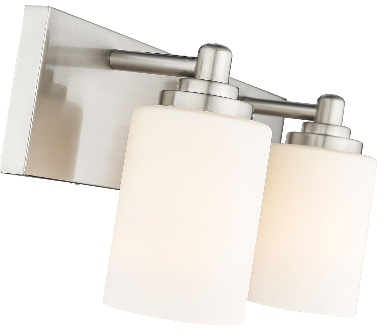 Z-LITE 485-2V-BN 2 Light Vanity, Brushed Nickel