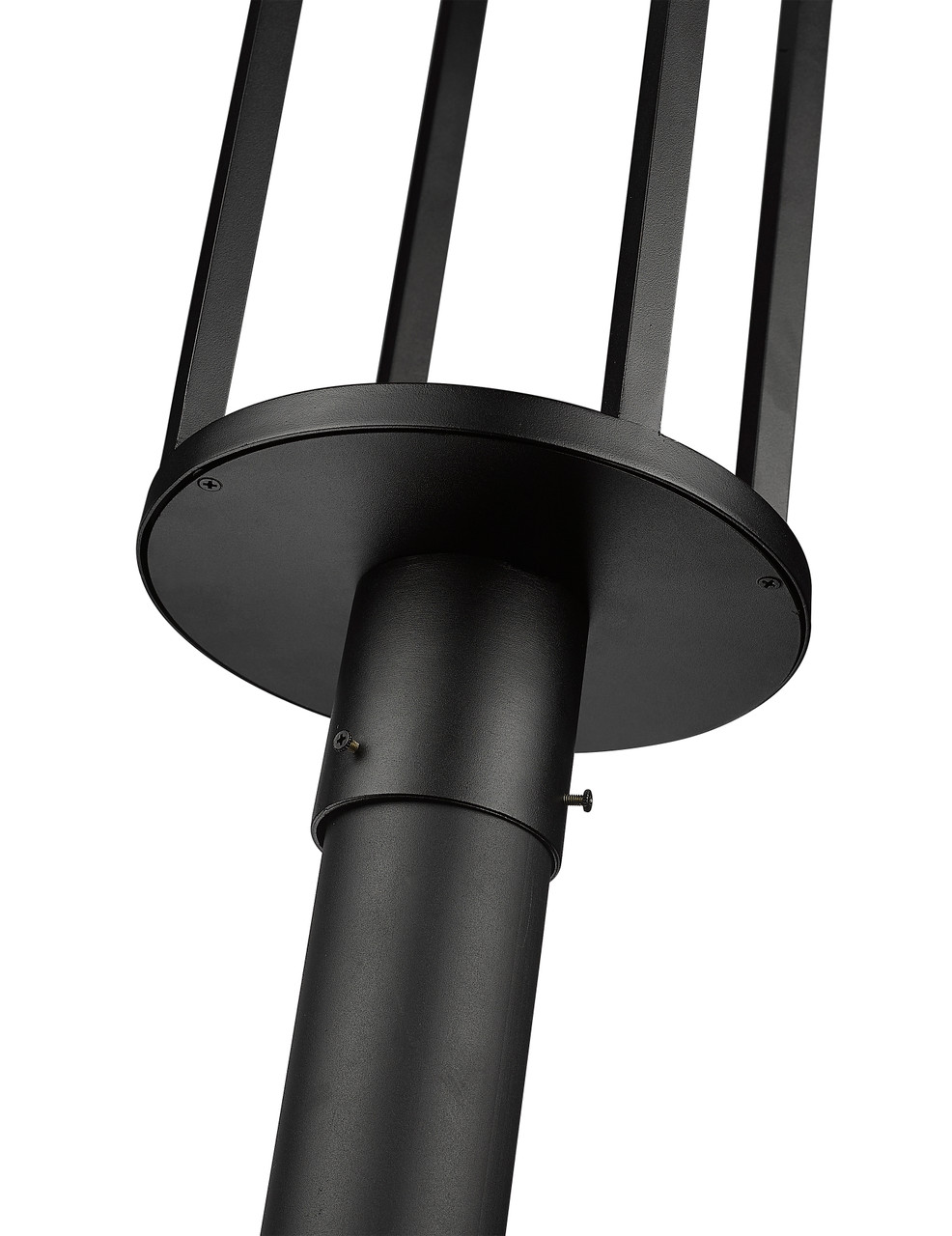 Z-LITE 517PHB-567P-BK-LED 1 Light Outdoor Post Mounted Fixture, Black