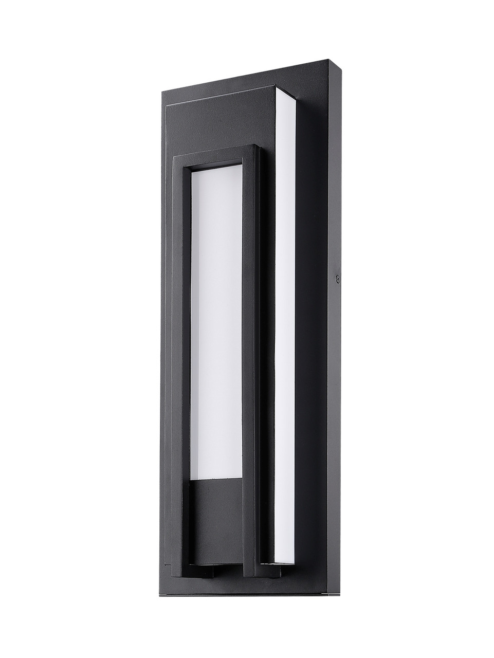 Z-LITE 520M-BK-LED 1 Light Outdoor Wall Sconce, Black